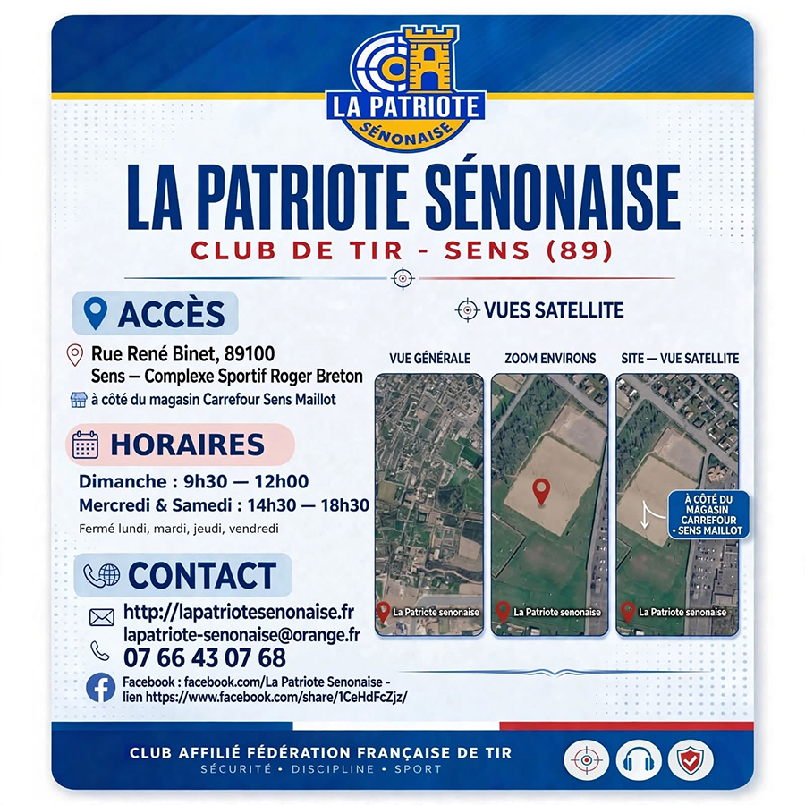 La Patriote Senonaise - stand de tir de Sens